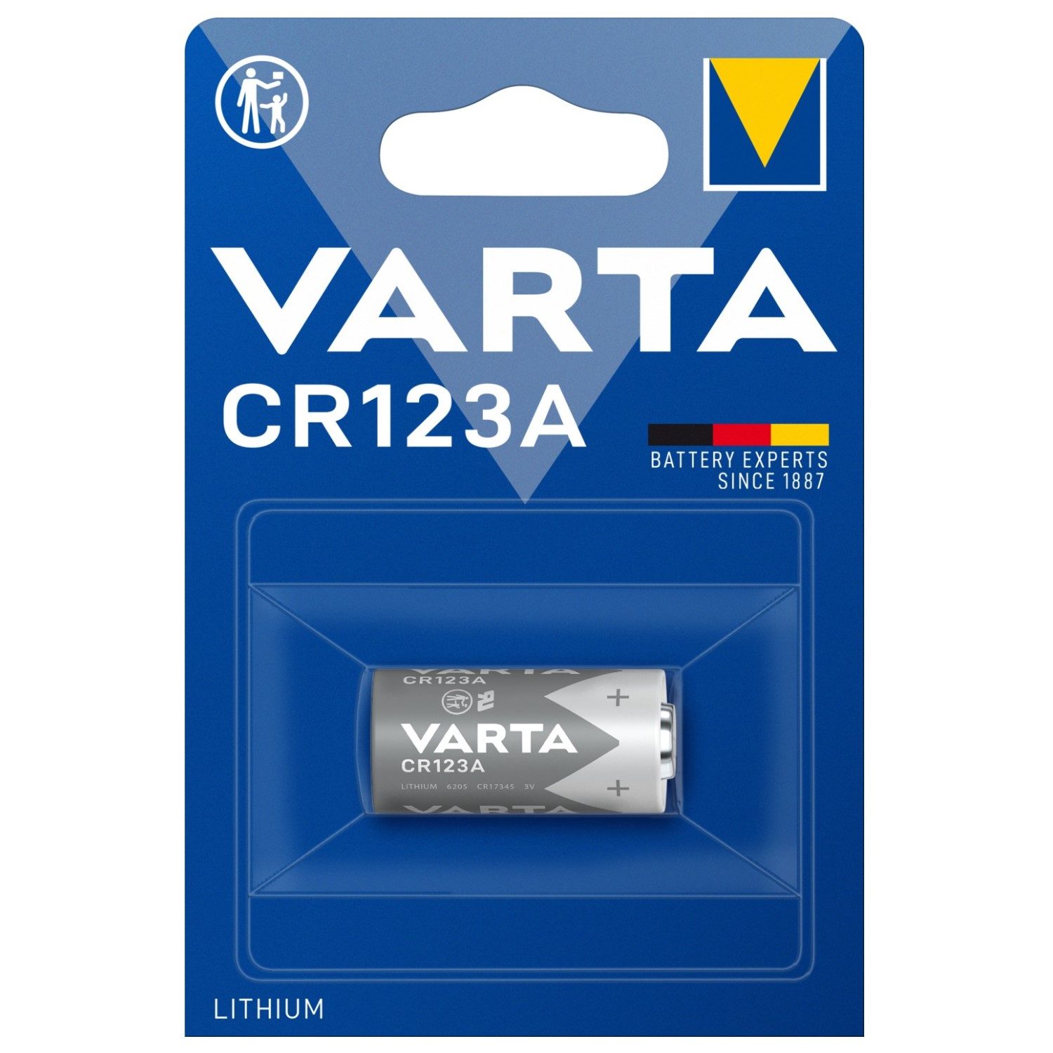 Varta Cr123a 3 Volt Lityum Pil Tekli Paket Fiyat (4172)