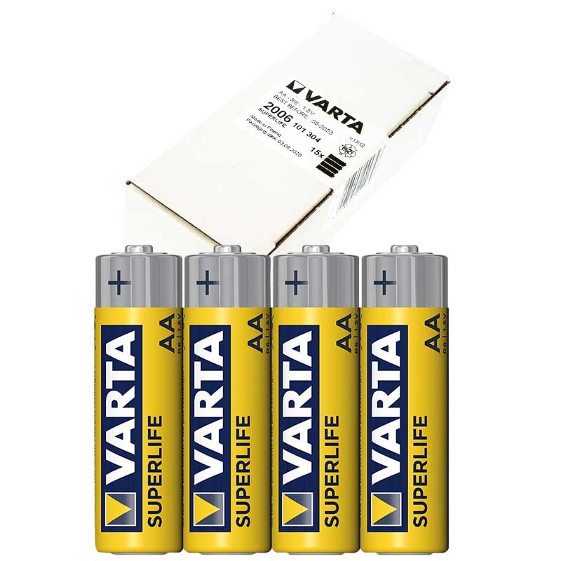 Varta Superlıfe Çinko Aa Kalem Pil 60lı Paket Fiyat (4172)