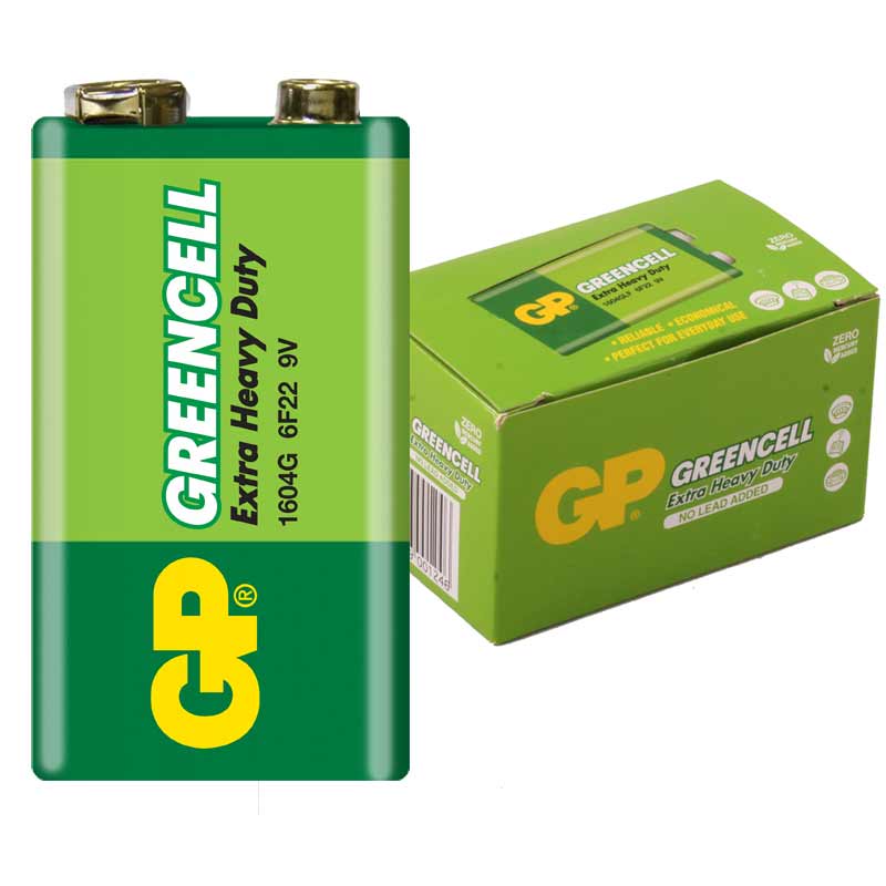 Gp 1604g-b Greencell 9 Volt Pil (10lu Paket) (4172)