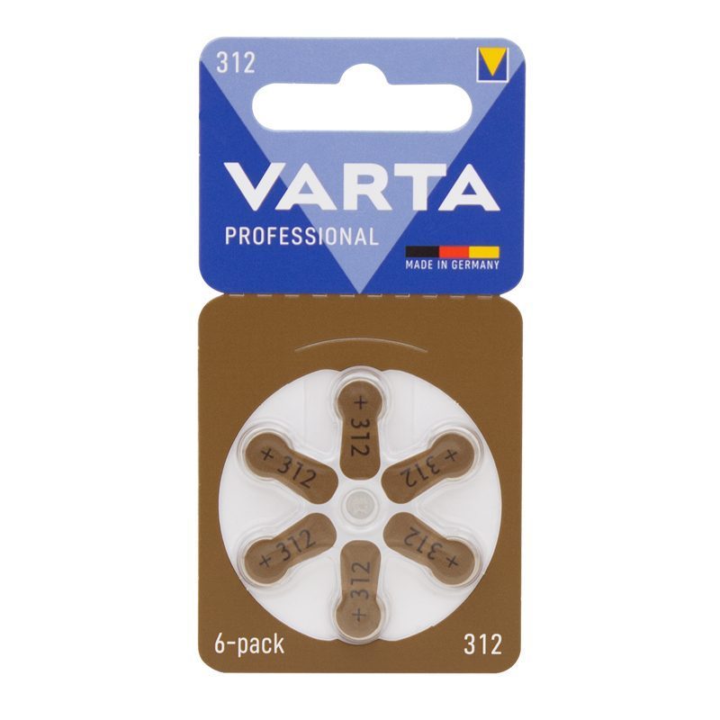 Varta 312 No Kulaklık Pili 6lı Paket (4172)