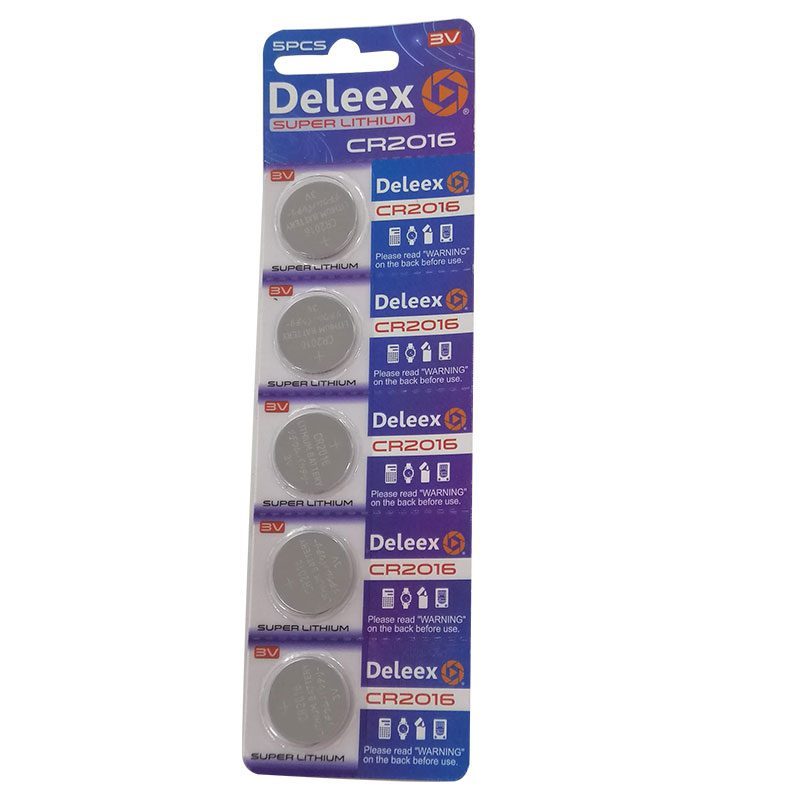 Deleex Cr2016 3 Volt Lityum Para Pil 5li Paket (4172)