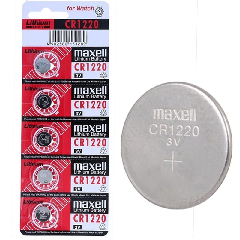 Maxell Cr1220 3v Lityum Para Pil 5li Paket (4172)