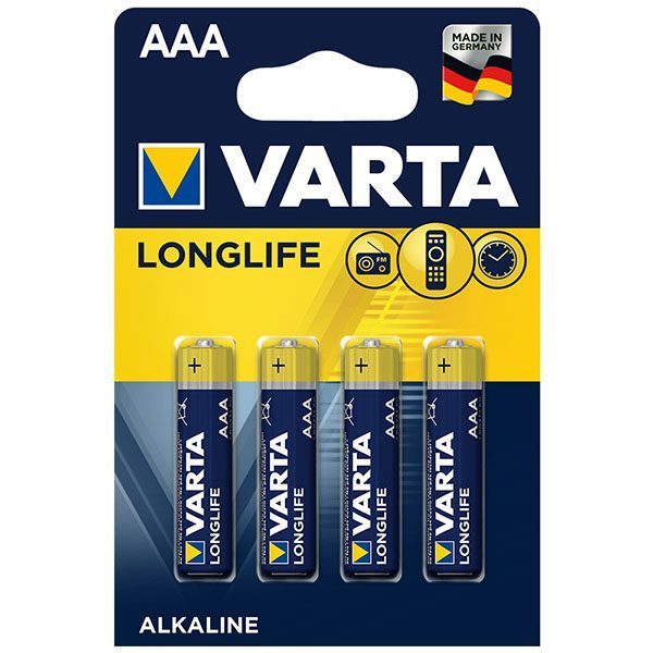 Varta Longlıfe Power Alkalin Aaa İnce Kalem Pil 4lü Paket Fiyat (4172)