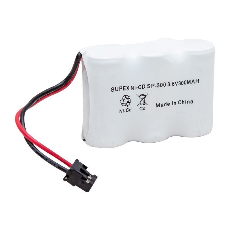 Supex Nı-cd 3lü Kısa Açık 3.6v 300 Mah Telsiz Telefon Pili (sp-300) (4172)