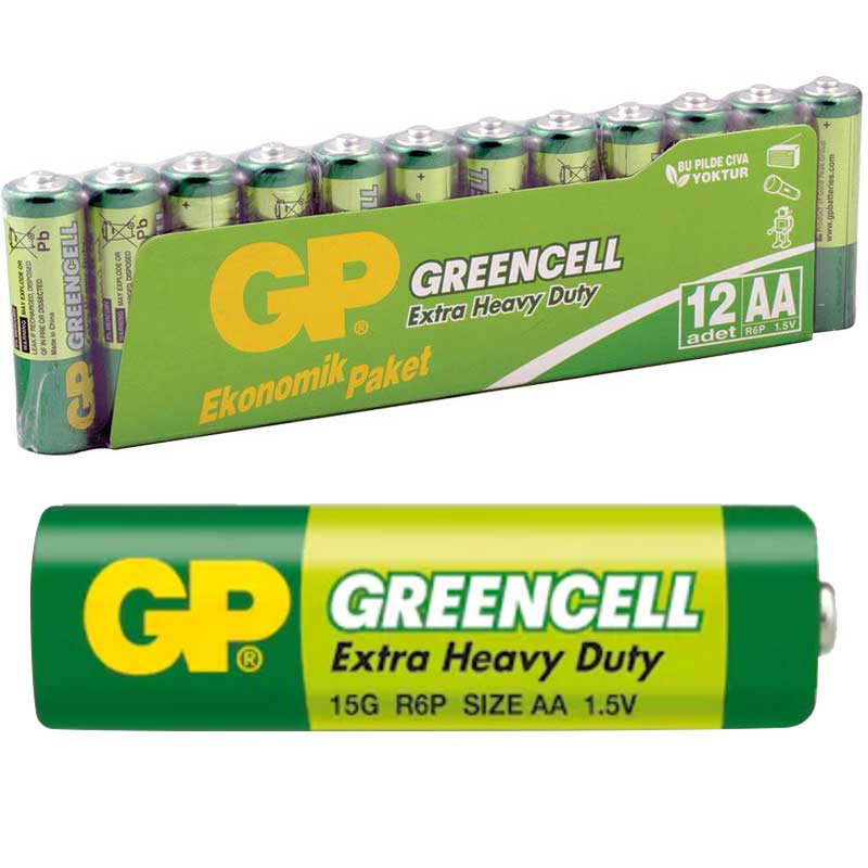 Gp 15g-greencell 12li Paket Kalem Pil (12li Fiyat)  Gp 15g-2vs12 (4172)