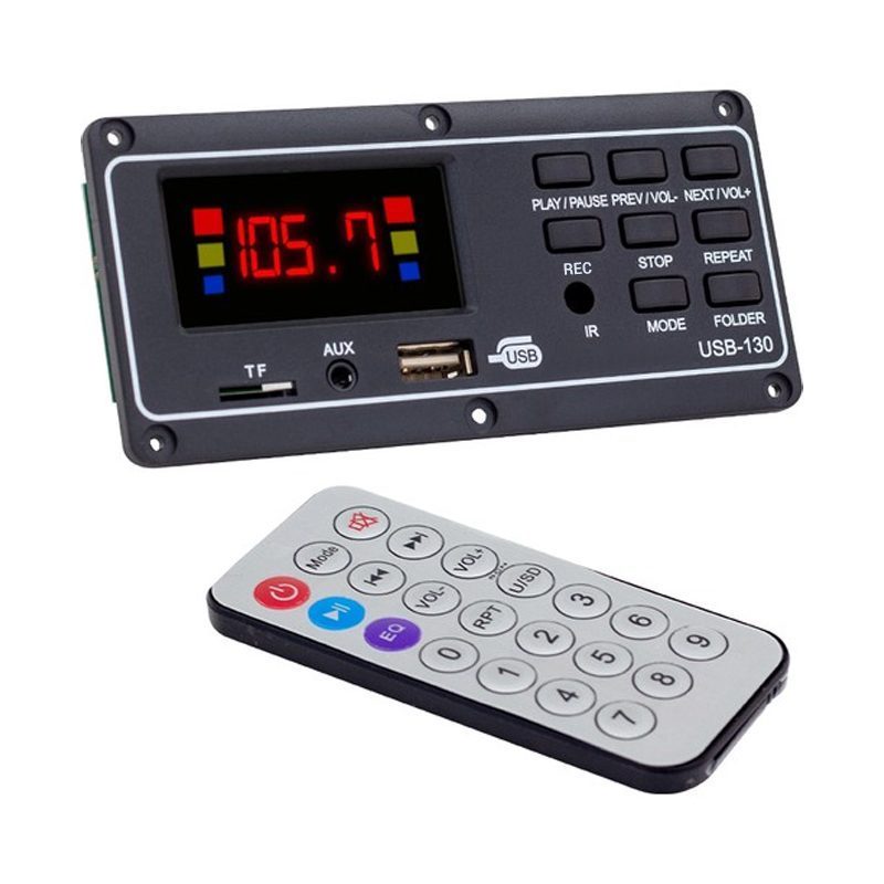 Magıcvoıce Mv-15949 Usb-130 Usb/sd/mıc/aux/bluetooth Kumandalı Ekranlı Oto Teyp Çevirici Dijital Player Board (4172)