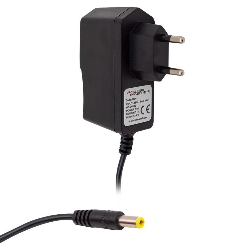 9 Volt - 1 Amper 5.5*2.5 Uçlu Priz Tipi Adaptör (4172)