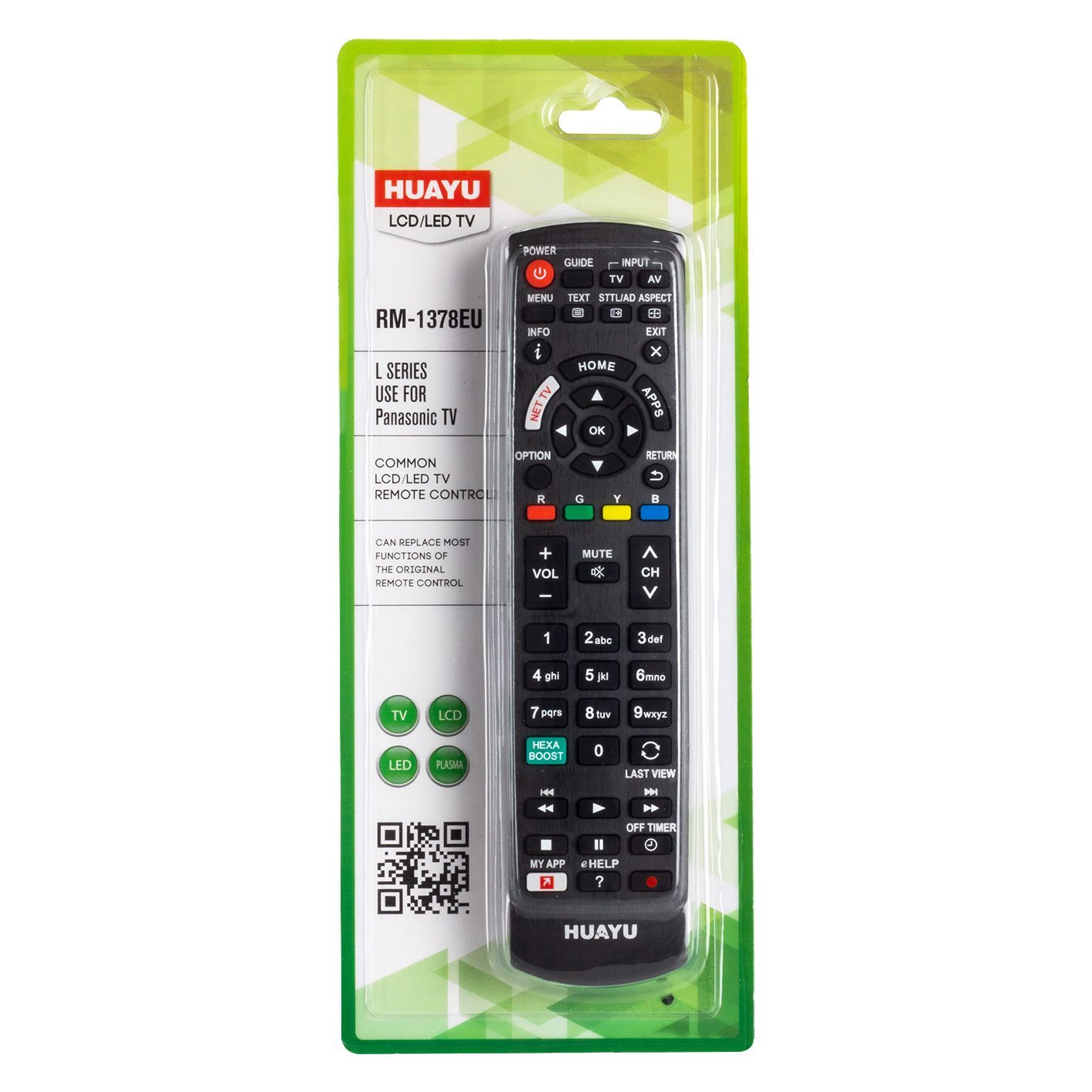 Huayu Kl Panasonıc Rm-1378eu Netflıx Tuşlu Lcd-led Tv Kumanda Blisterli (4172)