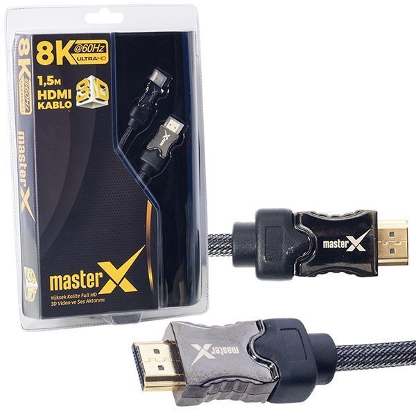 Masterx Mx-18938 8k 60hz 2.1v Ultra Hd 1.5 Metre Hdmı Kablo (4172)