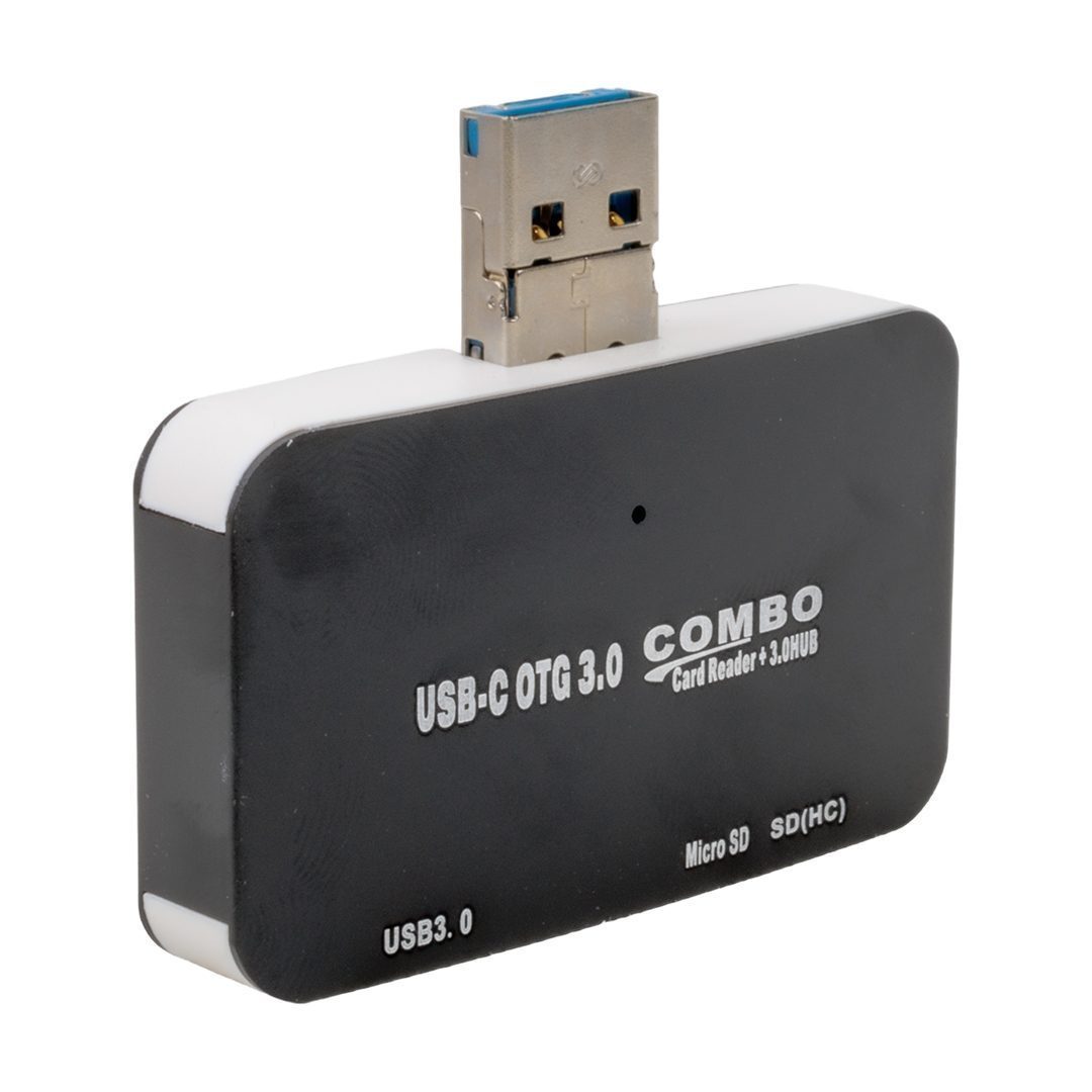 Usb-c Otg Combo Usb3.0 Hub+kart Okuyucu 3ın1 (4172)