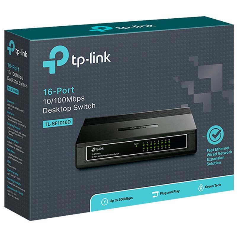 Tp-lınk Tl-sf1016d 16 Port 10/100 Mbps Swıtch (4172)