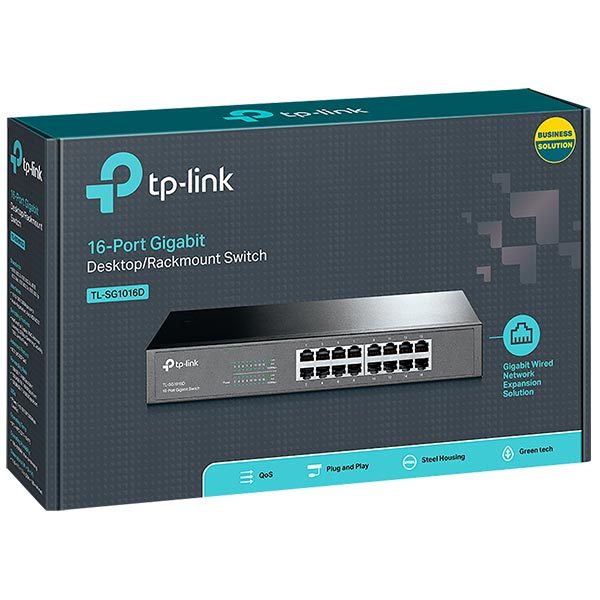 Tp-lınk Tl-sg1016d 16 Port 10/100/1000 Mbps Gıgabıt Swıtch (4172)