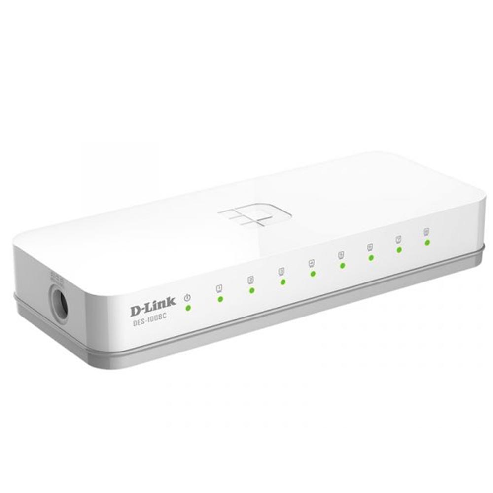 D-lınk Des-1008c 10/100 Mbps 8 Port Ethernet Swıtch (4172)