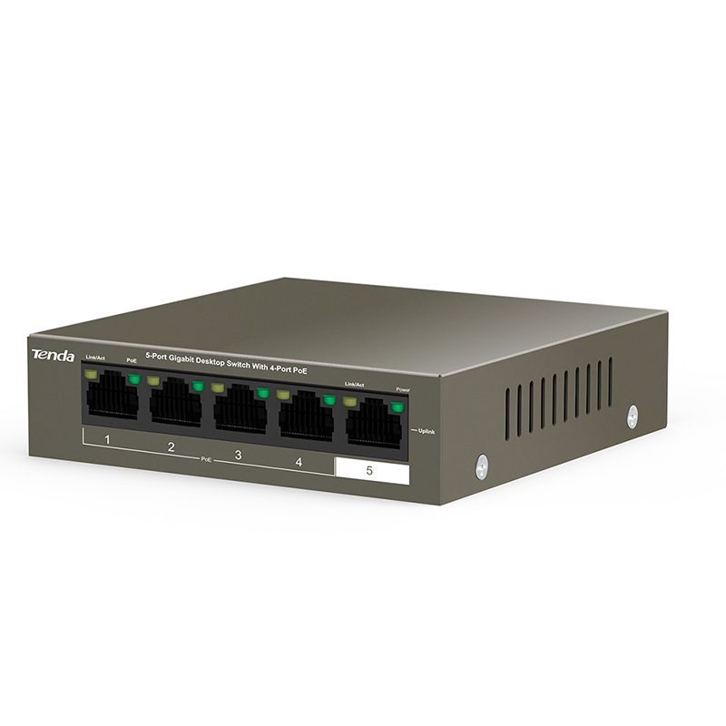 Tenda Teg1105p 63w 5 Port Gıgabıt Ethernet Swıtch (4 Port Poe) (4172)