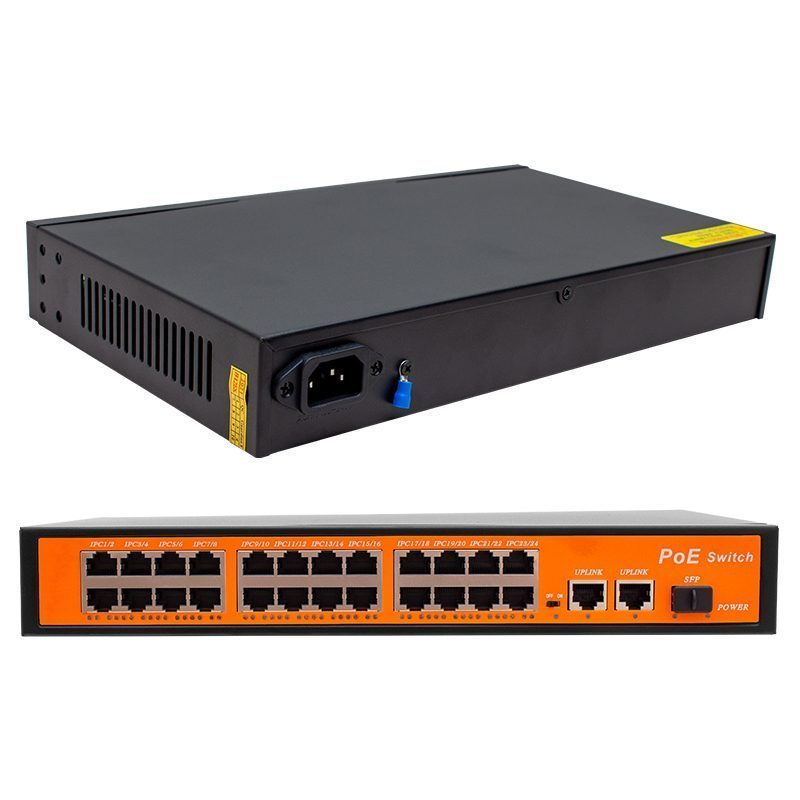 24 Port 10/100/1000 Mbps 300 Watt 24+3+sfp Poe Gıgabıt Ethernet Swıtch (4172)