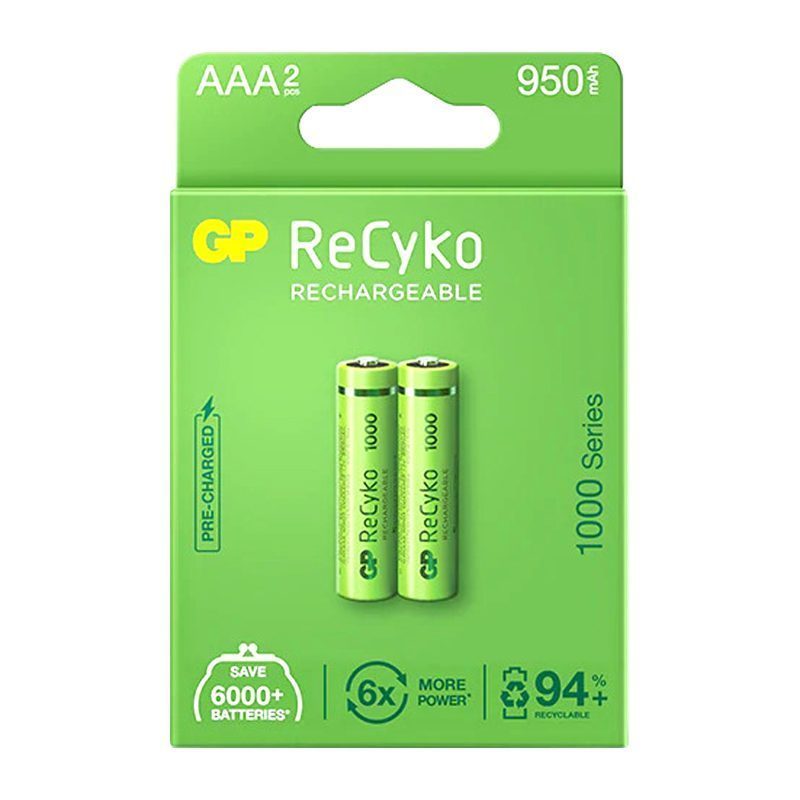 Gp Recyko 950 Mah R03 Aaa Şarjlı 2li Pil Gp100aaahce-2eb2 (gprhc103e000) (4172)