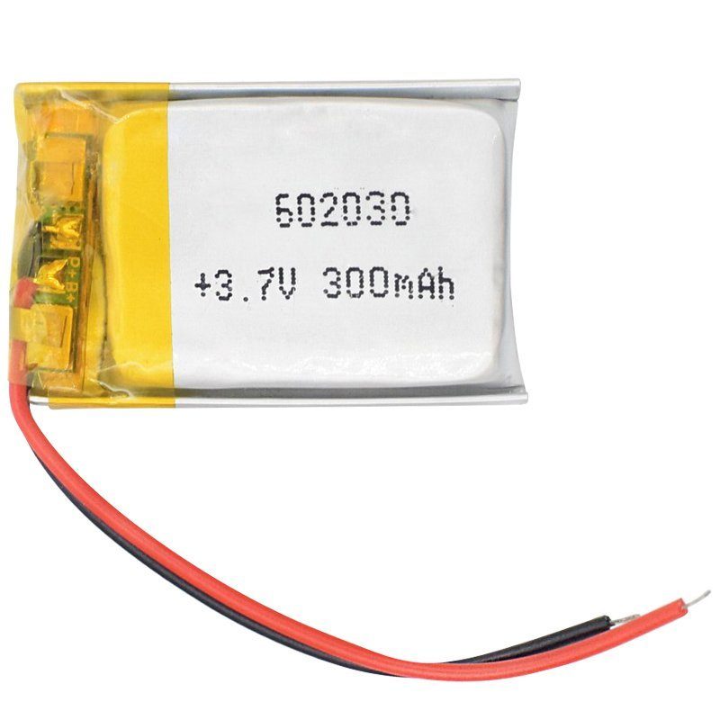 3.7 Volt 300 Mah Lı-ıon 602030 Lıtyum Ciklet Polimer Pil (4172)