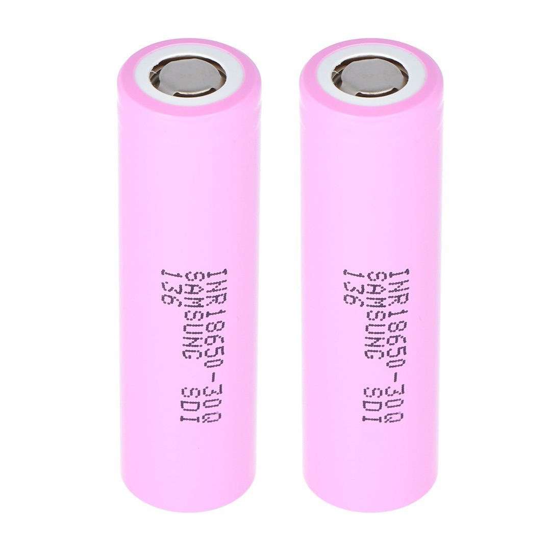 Samsung Icr-18650-30Q 3.7 Volt 3000 Mah Lı-ıon Pil (2li Paket Fiyatı) (4172)