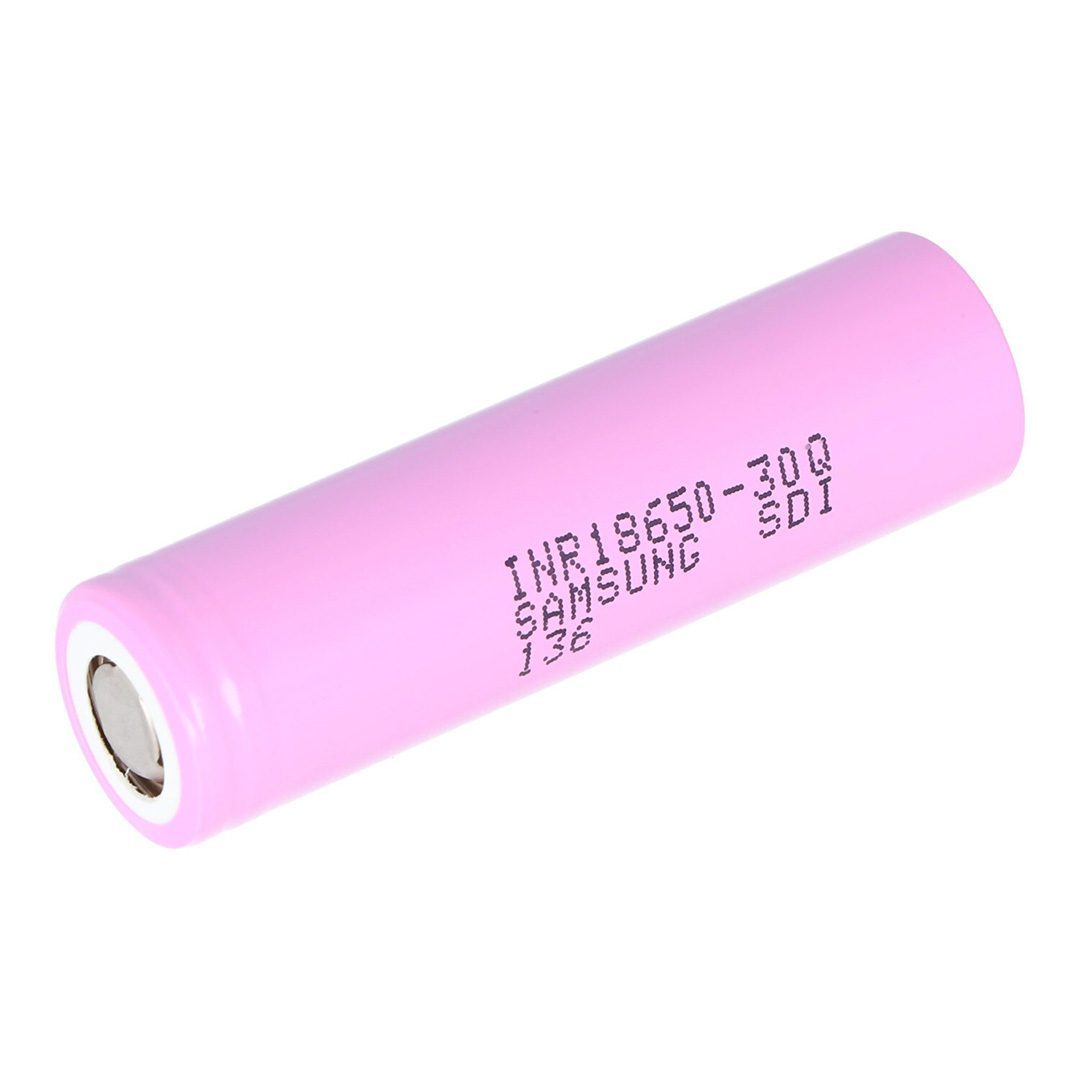 Samsung Icr-18650-30Q 3.7 Volt 3000 Mah Lı-ıon Pil (2li Paket Fiyatı) (4172)