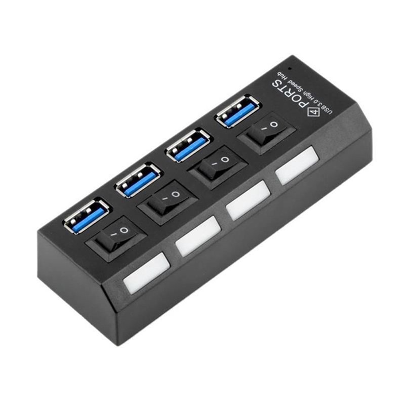 4 Port Anahtarlı Usb 3.0 30 Cm Kablolu Usb Hub Çoklayıcı (4172)