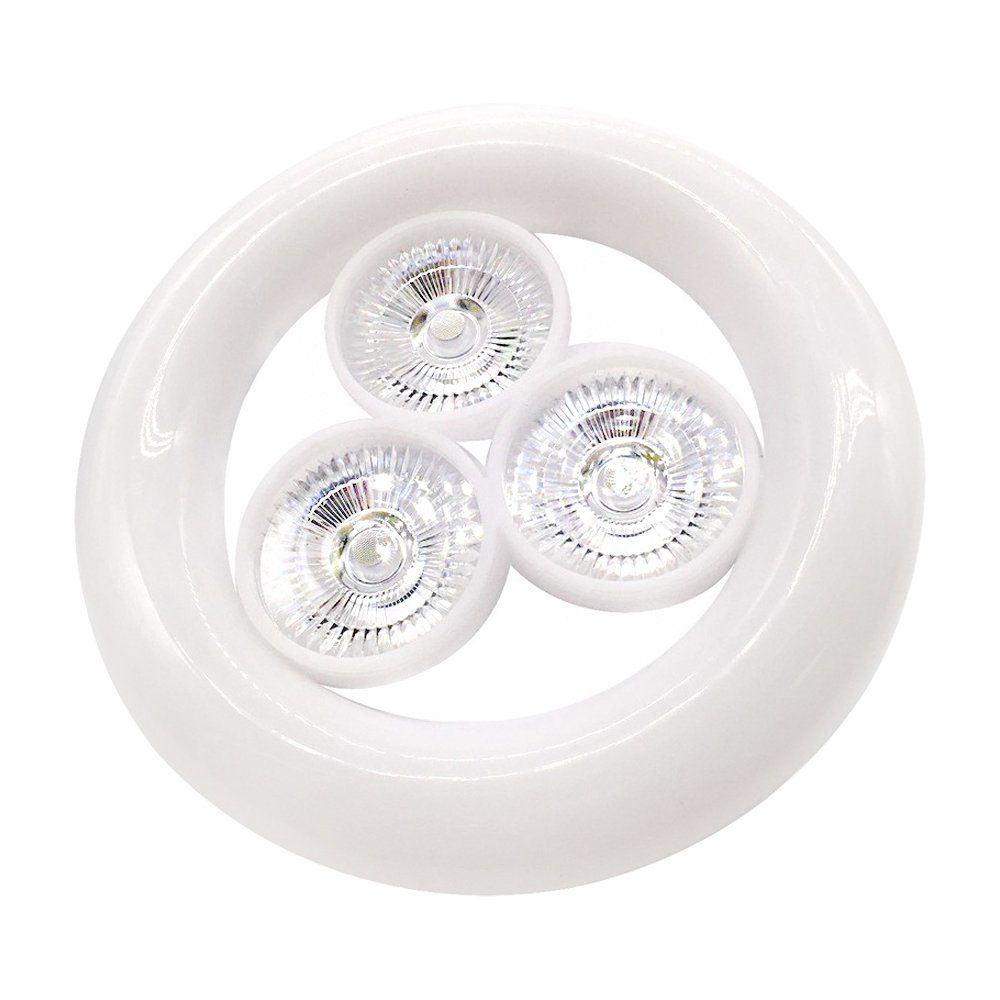 Kk-901 E27 Duy 36 Watt Beyaz 3lü Ufo Led Lamba (4172)