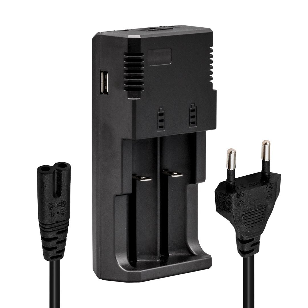 Narita Hd-8863 18650-26650-16340-14500-aa-aaa 4.2v Usb 600ma 2li Pil Şarj Cihazı (4172)