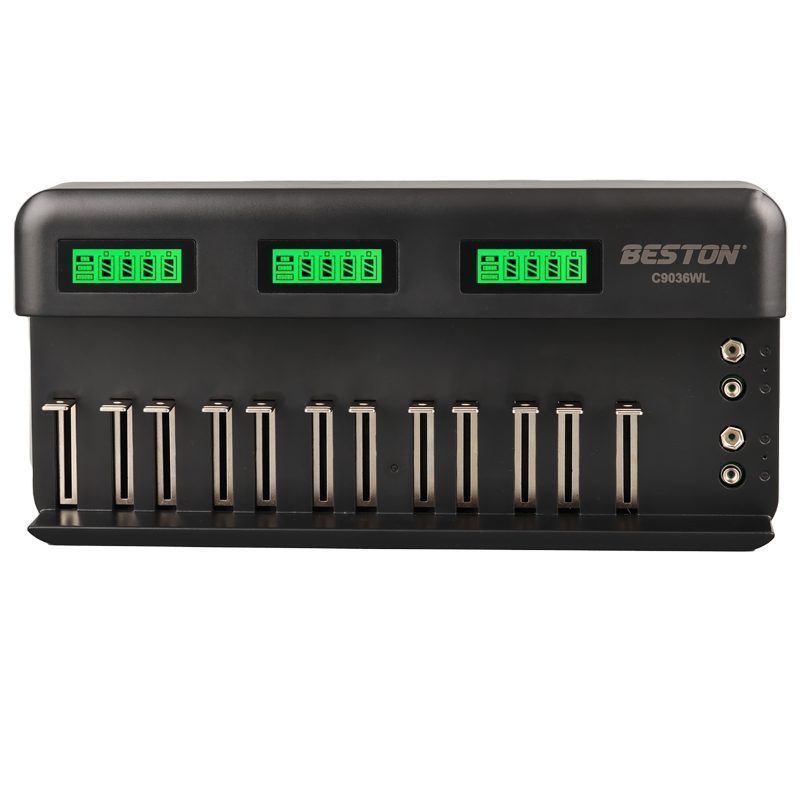 Beston C9036wl Aa/aaa/9v/c Boy/dboy/ni-mh/ni-cd/9v/lityum Pil Lcd Ekranlı Hızlı Şarj Cihazı (4172)