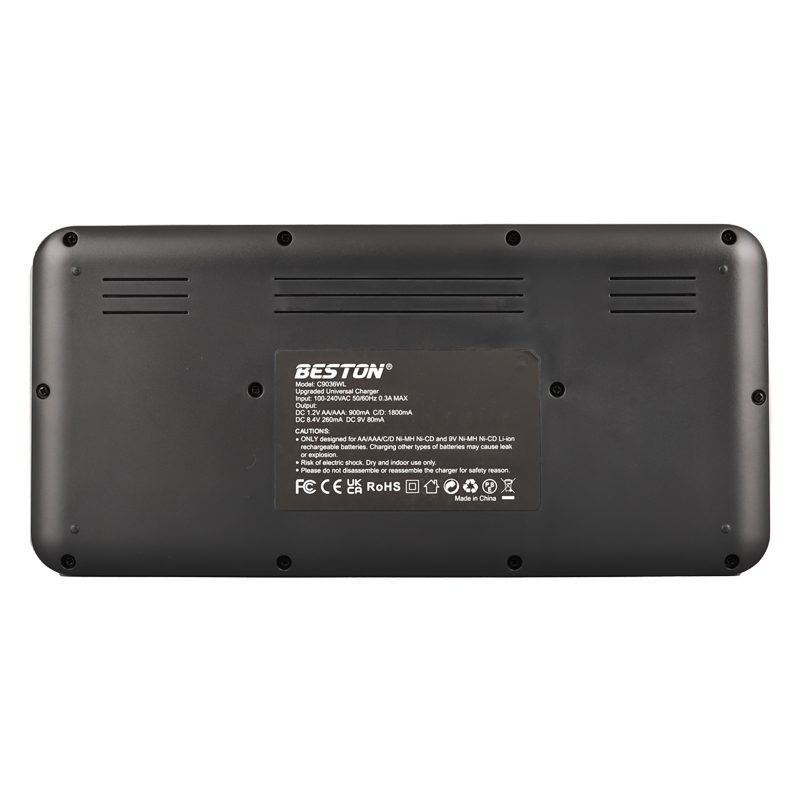 Beston C9036wl Aa/aaa/9v/c Boy/dboy/ni-mh/ni-cd/9v/lityum Pil Lcd Ekranlı Hızlı Şarj Cihazı (4172)