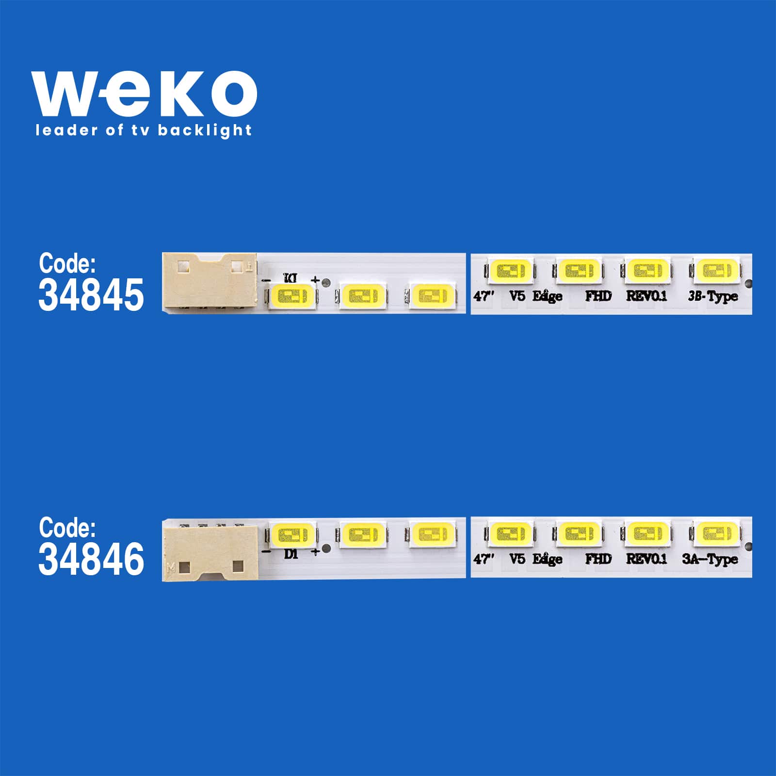 Wkset-5058 34845x2 34846x2 47 V5 Edge Fhd Rev 0.1 4 Adet Led Bar (4172)