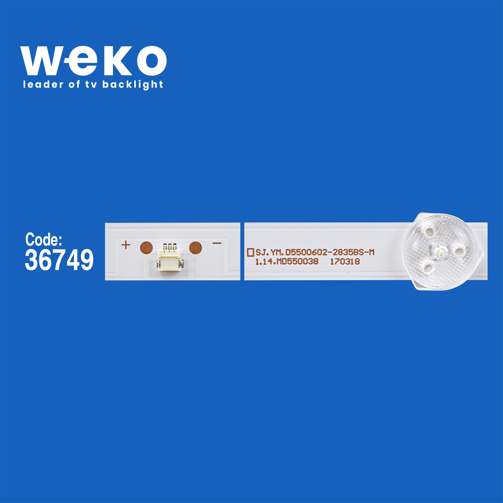 Wkset-5920 36749x5  Sj.ym.d5500602-2835bs-m 5 Adet Led Bar (4172)