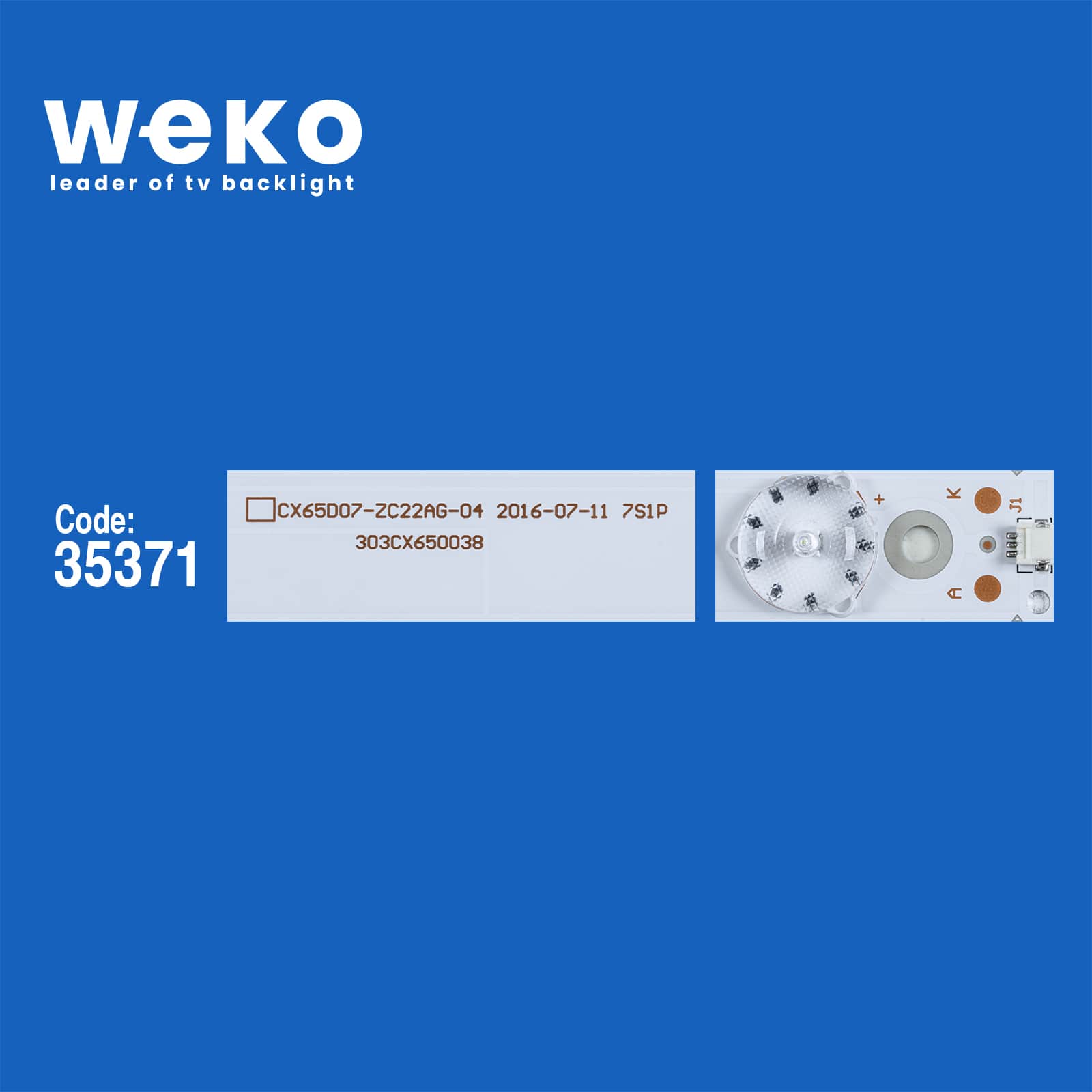 Wkset-5653 35371x12 Cx65d07-zc22ag-04 7s1p - 303cx650038 12 Adet Led Bar (4172)