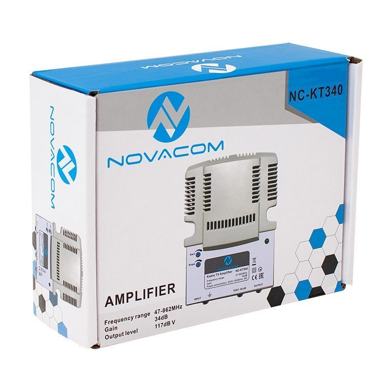 Novacom Nc-kt340 47-862mhz 34db Kablo Tv Amplifier Hat Yükseltici (4172)