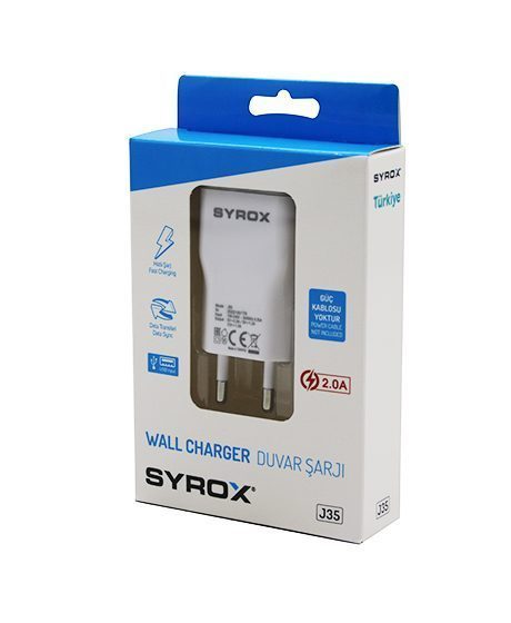 Charge Wall Charger Usb Tek Başlık Ev Şarjı 2.1a (4172)