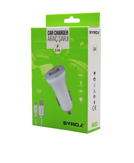 Mıcro Usb Set 2.0a Samsung Mikro Oto Araç Şarj Aleti C44 (4172)