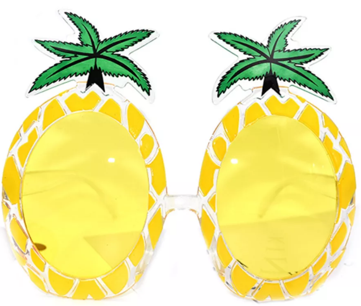 Luau Party Hawaii Ananas Parti Gözlüğü 14x12 Cm (4172)