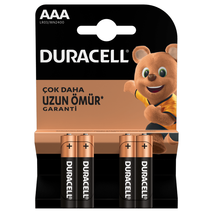 Duracell Aaa İnce Pil 4&apos;lü (4172)