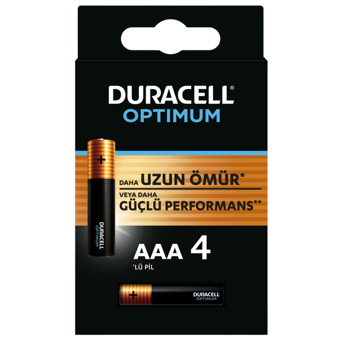 Duracell Optımum Aaa İnce Pil 4lü (4172)