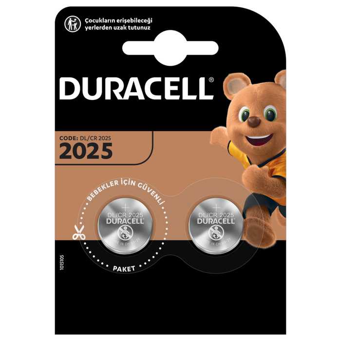 Duracell Cr2025 Lıthıum 3v Pil 2li (4172)