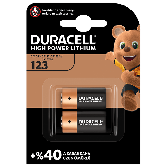 Duracell Ultra Lityum Cr123a 2li (4172)