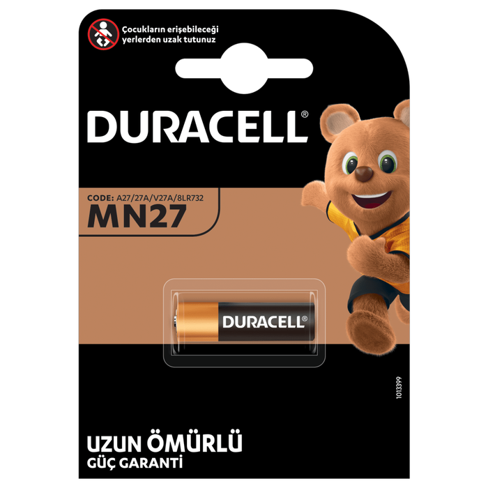 Duracell Mn27/27a Pil 1&apos;li (4172)