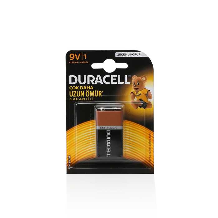 Duracel 9 Volt Pil 1&apos;li (4172)