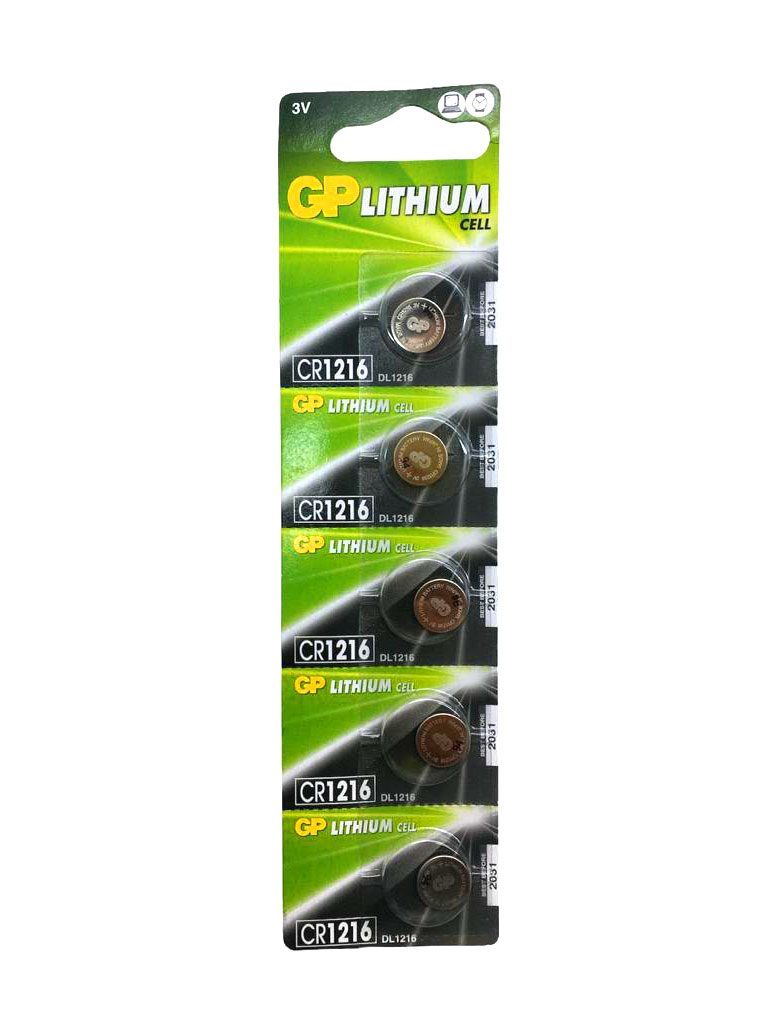 Gp Lıthıum Cell Cr1216mtp-7c5 Para Pili 3v 5li Kart (4172)