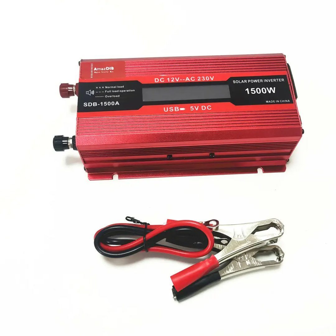 12 Volt - 1500 Watt Lcd Ekranlı Usbli Power Inverter (4172)