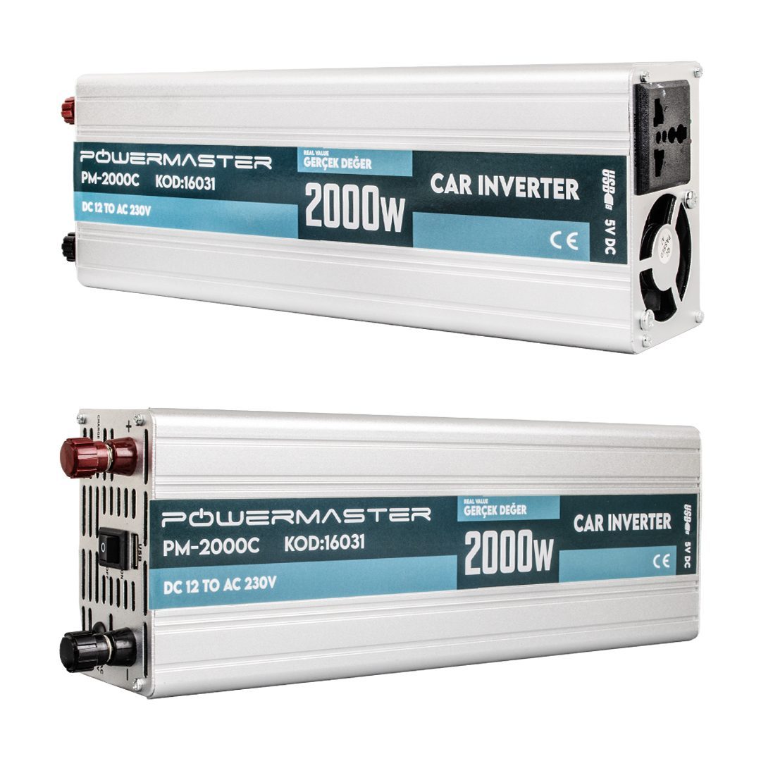 12 Volt - 2000 Watt Şarjlı Inverter (4172)