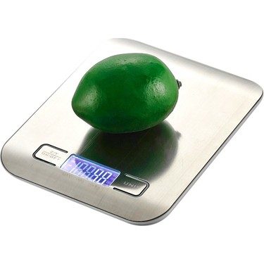 Dijital Platin Yuvarlak Mutfak Terazisi 5kg. Tf-1002 (4172)