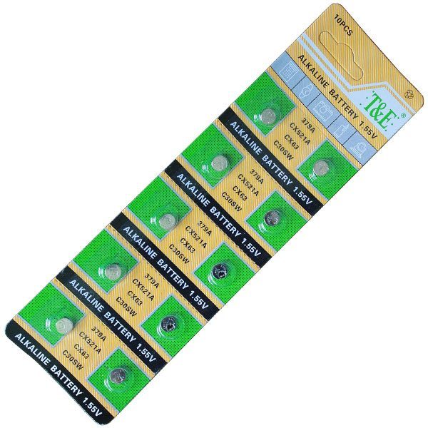 Ag-0 Alkalin Lr521/379 Düğme Pil (10lu Paket) (4172)