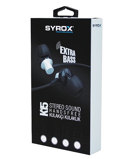 Extra Bass Kulak İçi  Mikrofonlu Kulaklık Aux Girişli (4172)