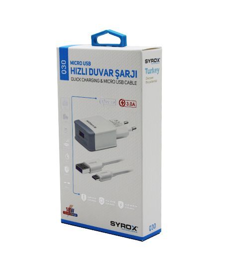 Mıcro Usb Hızlı 3.0a Mikro Samsung Ev Şarj Aleti (4172)