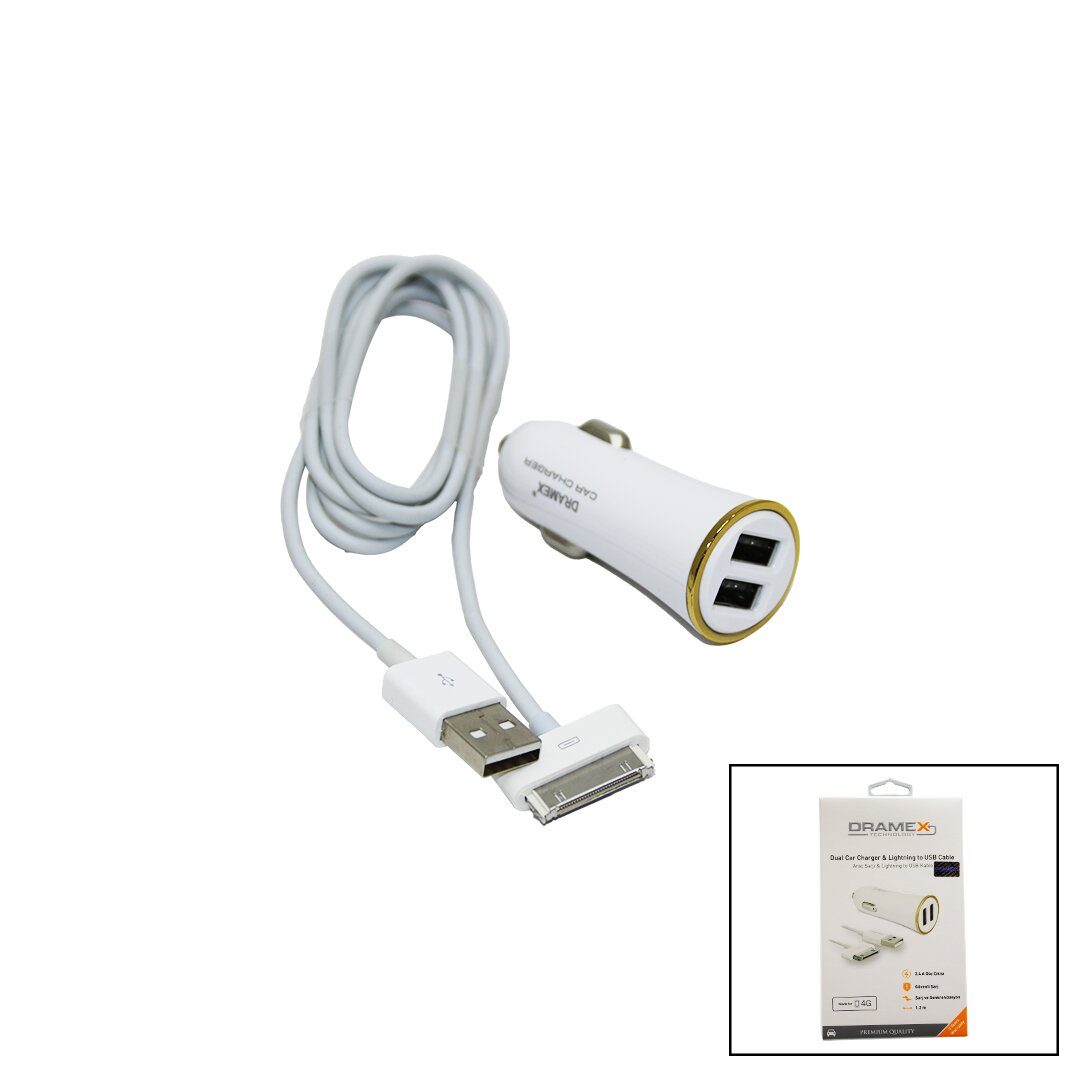 2 Usb - Başlık Araç - Oto Şarj Çakmaklık (4172)