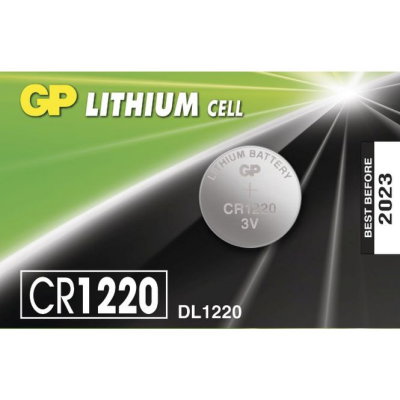 Gp Lıthıum Cell Cr-1220 Dl-1220 Para Pili 3v 5li Kart (4172)